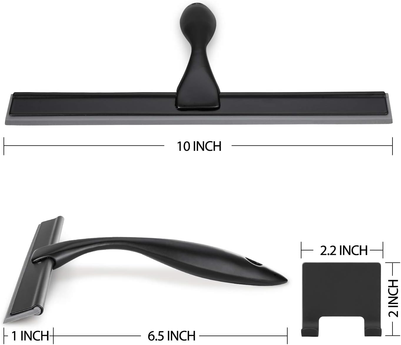 Shower Squeegee for Shower Door Bathroom Window and Car Glass