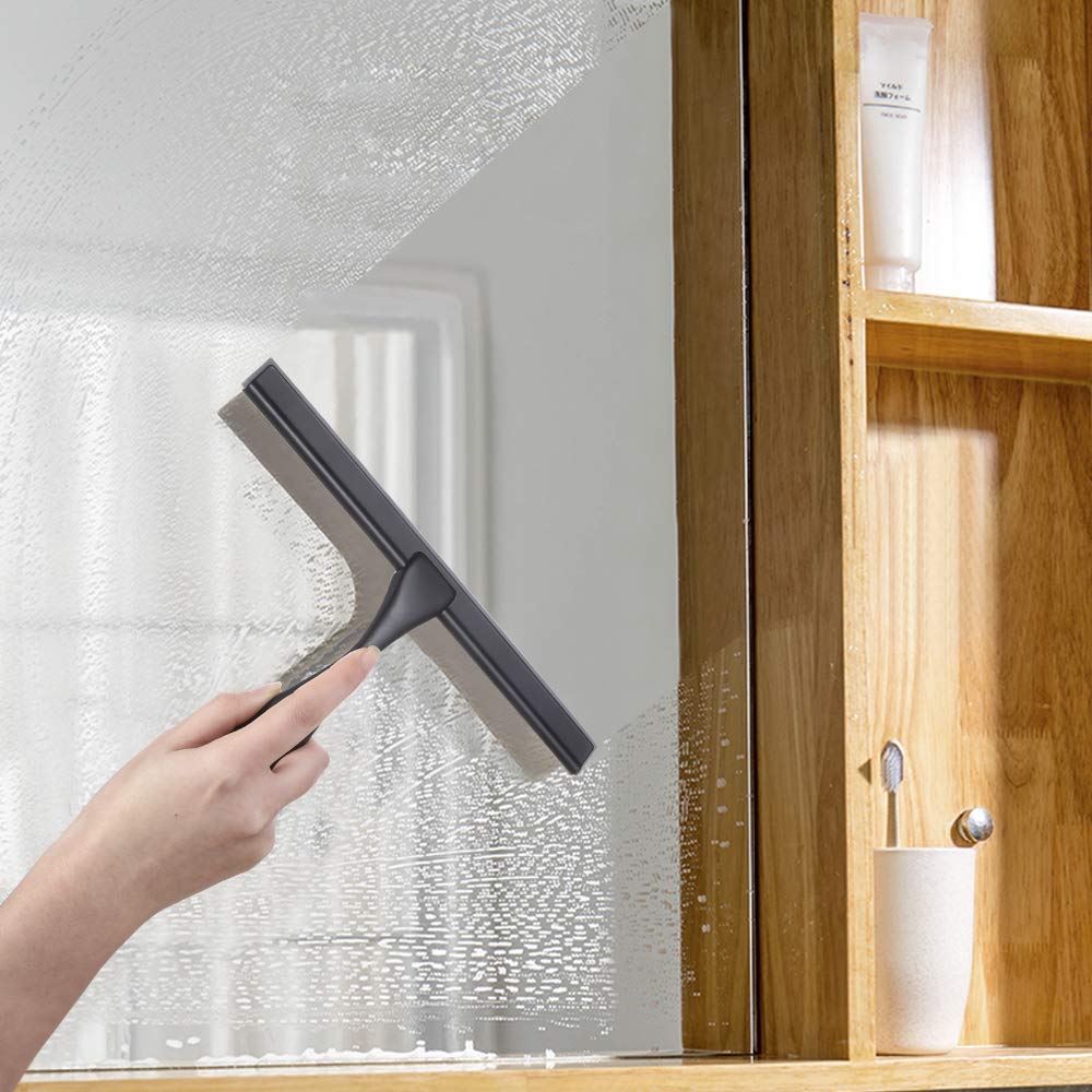 Shower Squeegee for Shower Door Bathroom Window and Car Glass