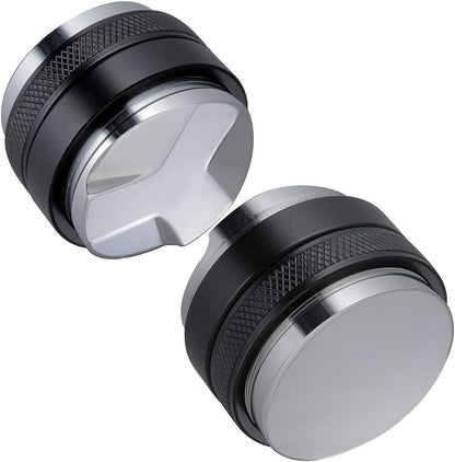 53mm Coffee Distributor & Tamper, MATOW Dual Head Coffee Leveler Compatible with Breville 54mm Portafilter, Adjustable Depth- Professional Espresso Hand Tampers