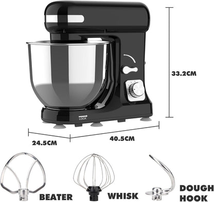1400W Stand Mixer | 6.5L Electric Food Mixer for Baking