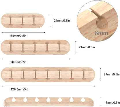 Cable Holder Clips | Desk Cord Organizer | Wire Management Solution