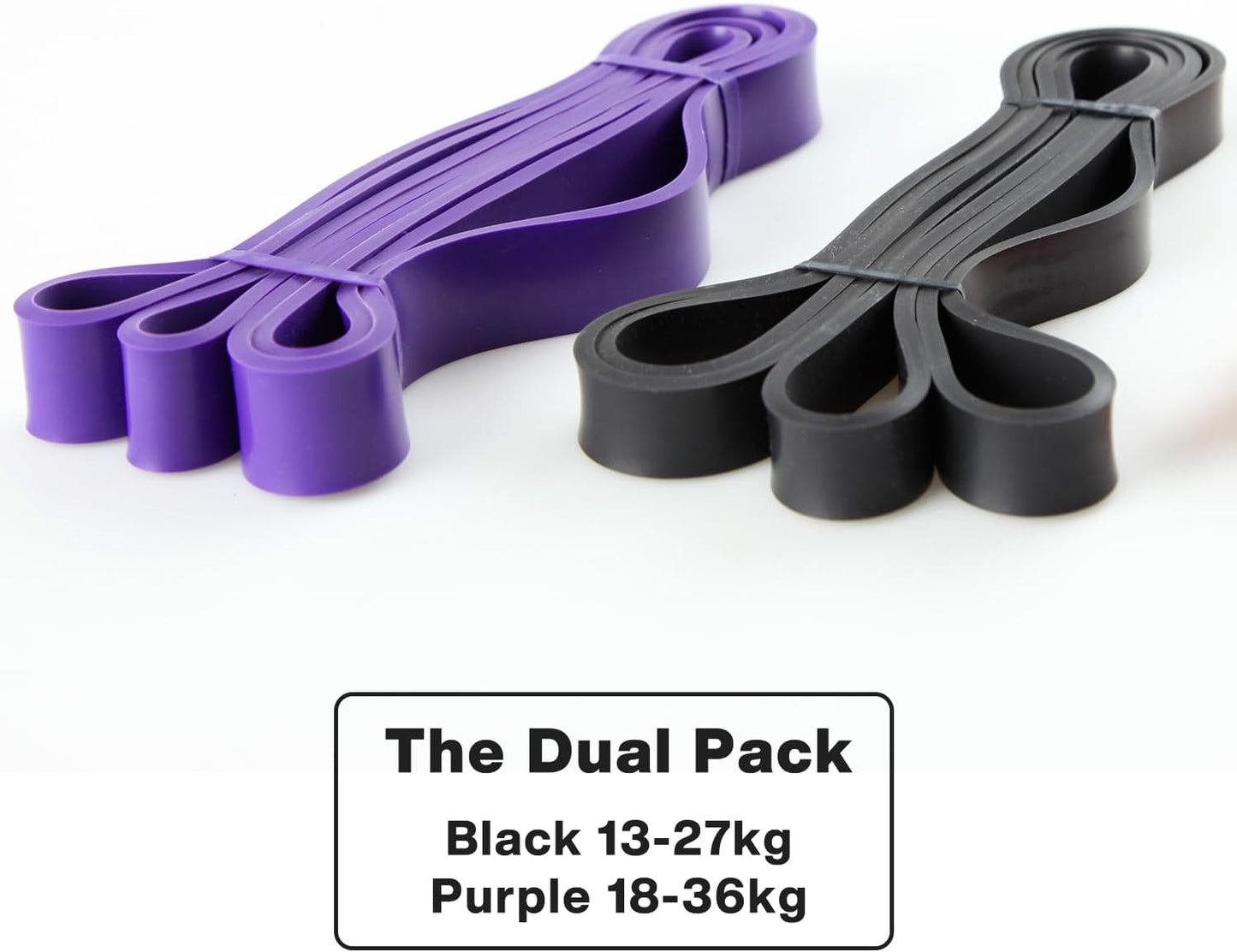 Meteor Essential Power Bands, Resistance Loop Set, Natural Latex Fitness Bands for Workout, Yoga, Weightlifting, Physical Therapy, Rehab, Bench Press, Dead Lift, Improve Mobility and Strength