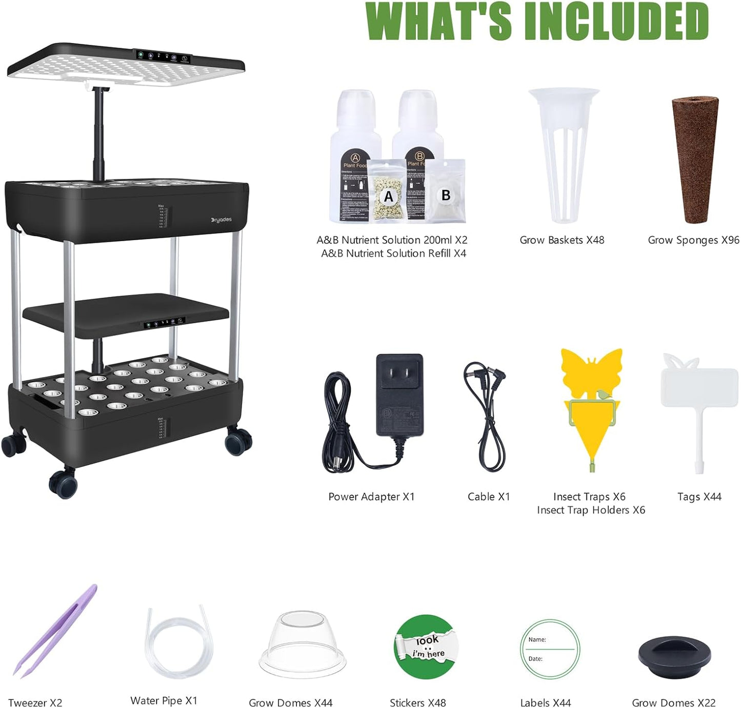 Large Hydroponics System | Indoor Garden | Full Spectrum