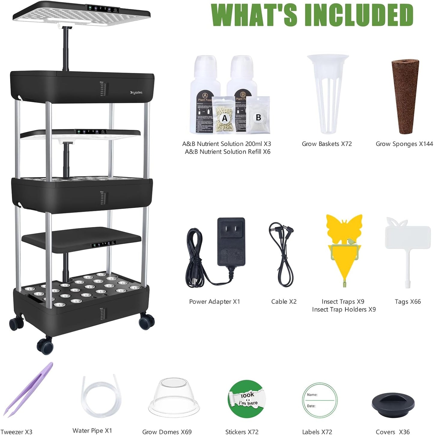 Large Hydroponics System | Indoor Garden | Full Spectrum