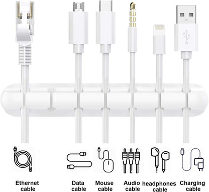 Cable Holder Clips | Desk Cord Organizer | Wire Management Solution
