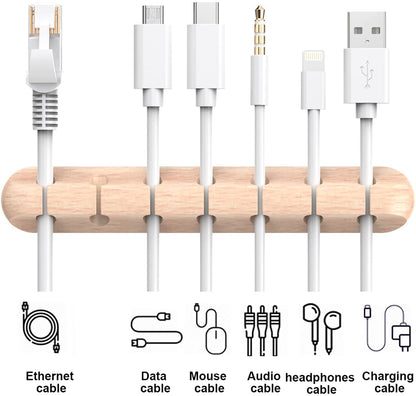 Cable Holder Clips | Desk Cord Organizer | Wire Management Solution