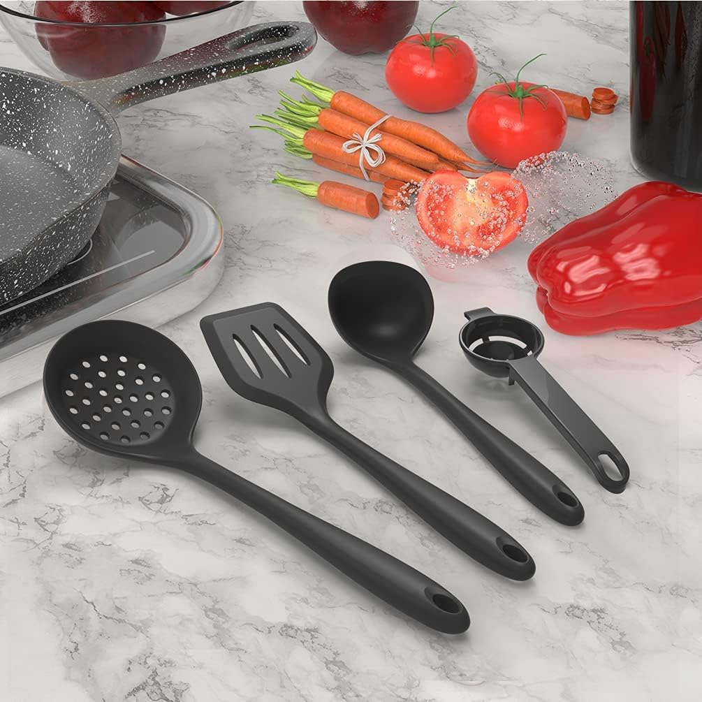 15-Piece Silicone Cooking Utensils Set | Dishwasher Safe
