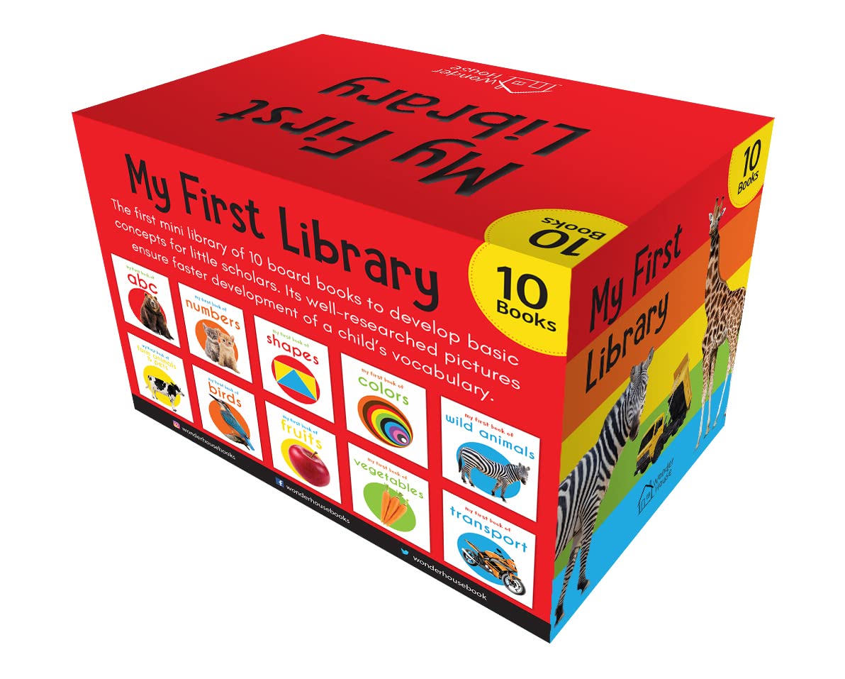 Toddler Learning Boxset | 10 Board Books | Educational | Australia