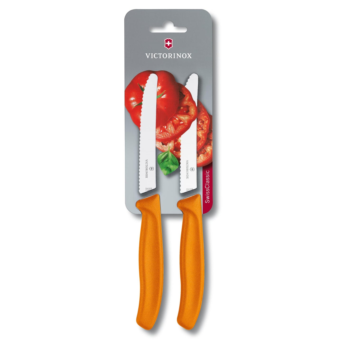 Victorinox Classic Wavy Edge Steak and Tomato Knife, Green