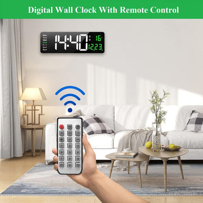 Digital Alarm Clock with USB Charger - Large LED Display | Australia
