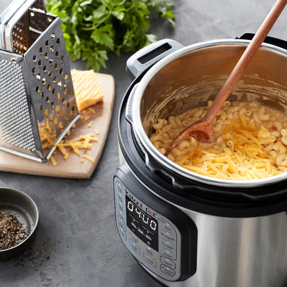 Instant Pot Duo 7-in-1 Multicooker, 5.7L - Pressure Cooker, Slow Cooker, Rice Cooker, Sauté Pan, Yogurt Maker, Steamer and Food Warmer, Brushed Stainless Steel,Black/ Grey