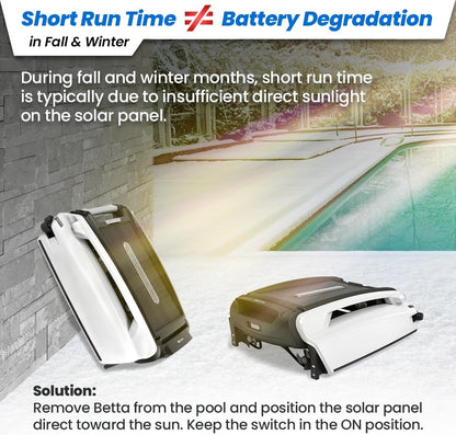 Solar Powered Pool Cleaner - Betta SE - Saltwater Safe