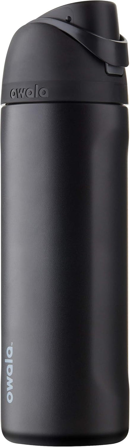 Insulated Stainless Steel Water Bottle - FreeSip Straw & Spout