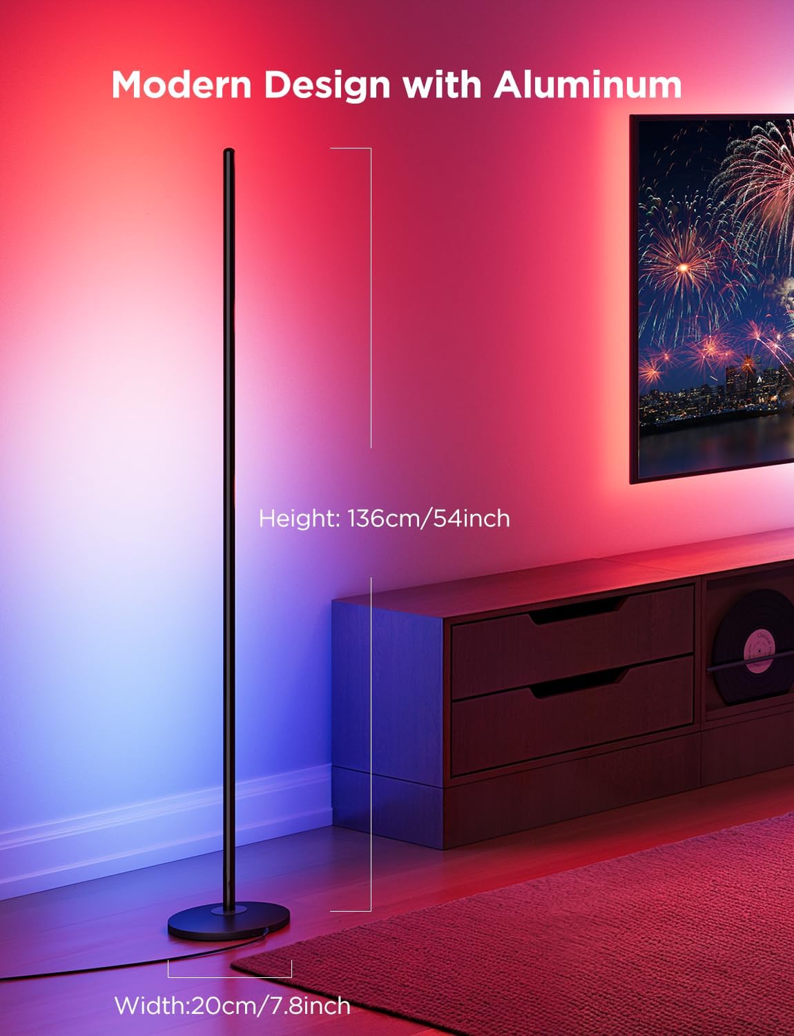 Smart RGBIC Floor Lamp | Dynamic LED Lighting
