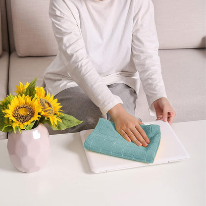 Microfiber Kitchen Towels Set of 8 | Super Absorbent Dish Cloths