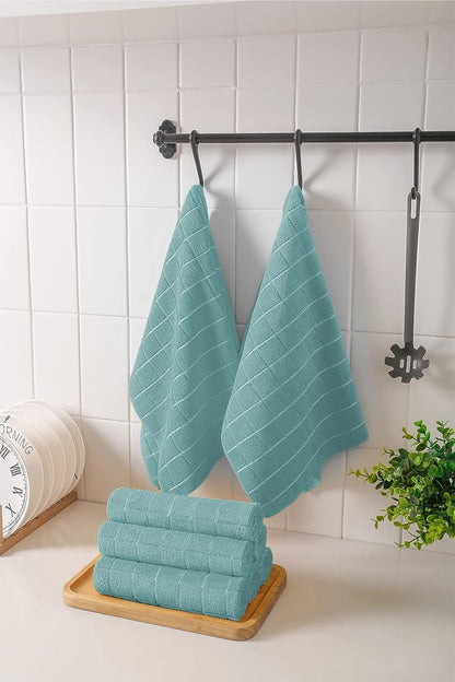 Microfiber Kitchen Towels Set of 8 | Super Absorbent Dish Cloths