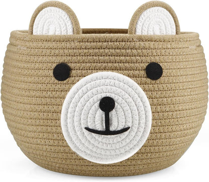 Soft Cotton Baby Basket | Diaper & Toy Storage | Australia