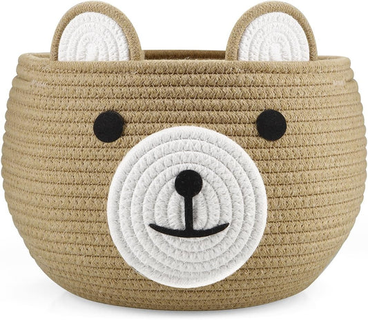 Soft Cotton Baby Basket | Diaper & Toy Storage | Australia