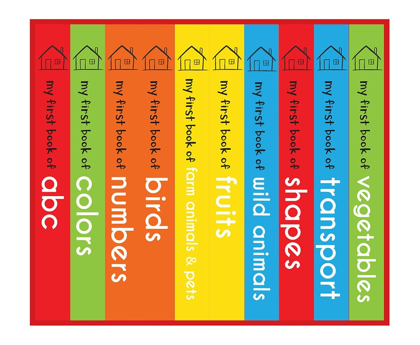 Toddler Learning Boxset | 10 Board Books | Educational | Australia