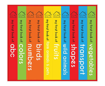 Toddler Learning Boxset | 10 Board Books | Educational | Australia