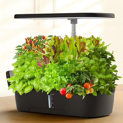 Grow Light Full Spectrum Plant Lights for Indoor Plants, Full Spectrum Plant Grow Lights, 9 Dimmable Levels Auto ON & Off with 3/9/12H Timer