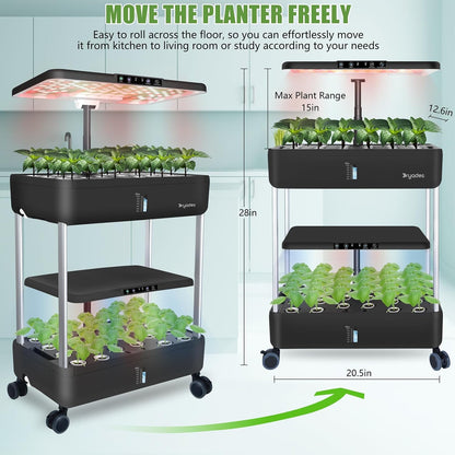 Large Hydroponics System | Indoor Garden | Full Spectrum