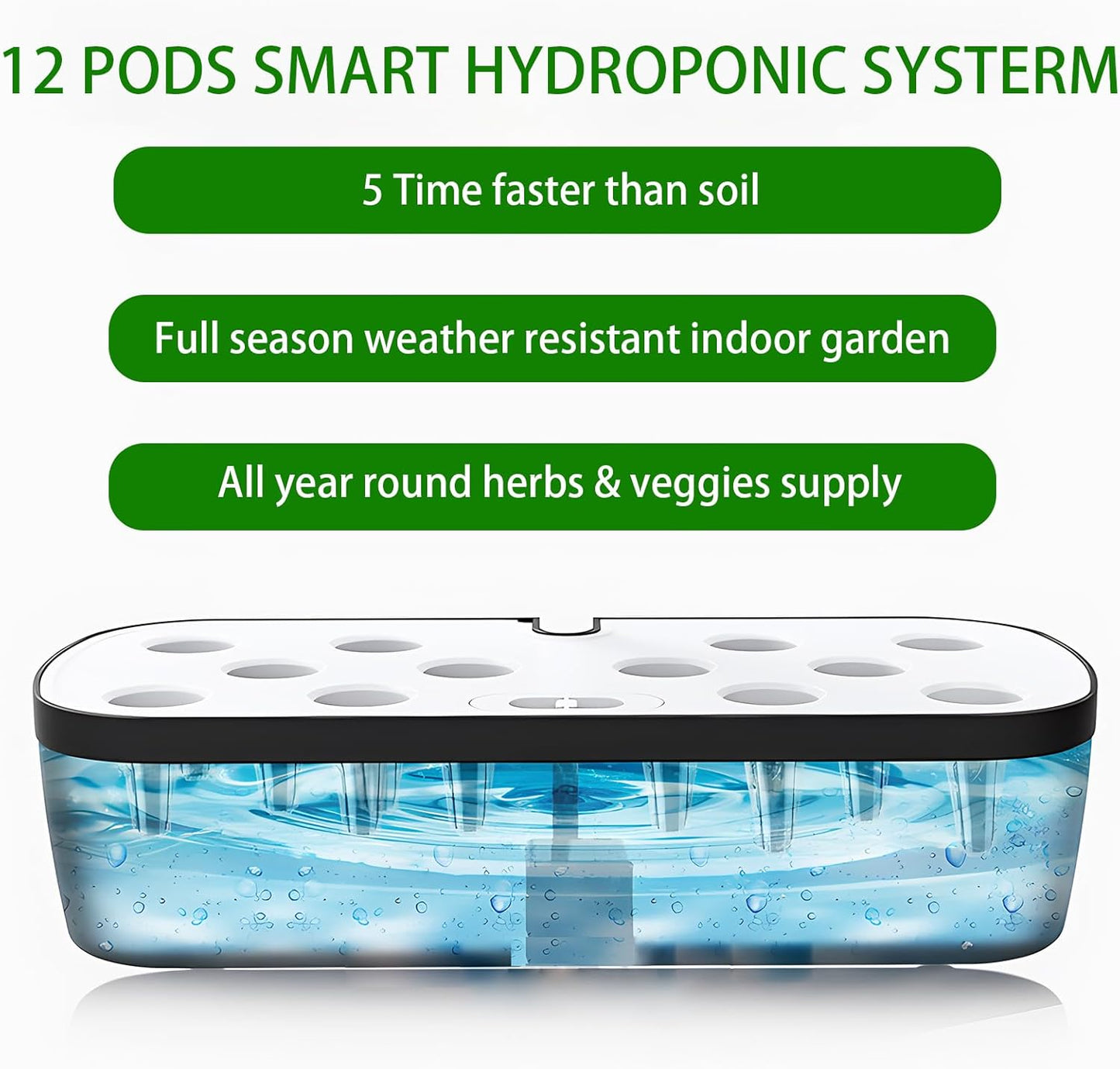 Grow Light Full Spectrum Plant Lights for Indoor Plants, Full Spectrum Plant Grow Lights, 9 Dimmable Levels Auto ON & Off with 3/9/12H Timer