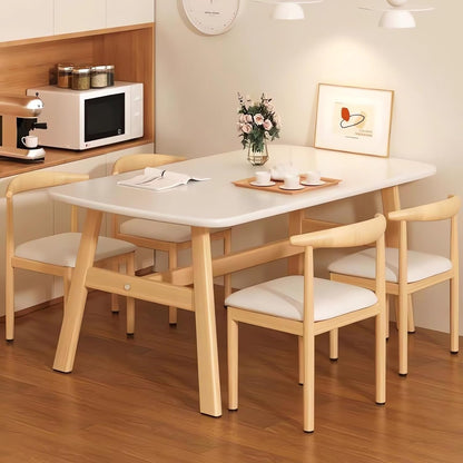 Dining Table, Living Room Dining Room Table A21 (Coffee, 120X60X74CM)