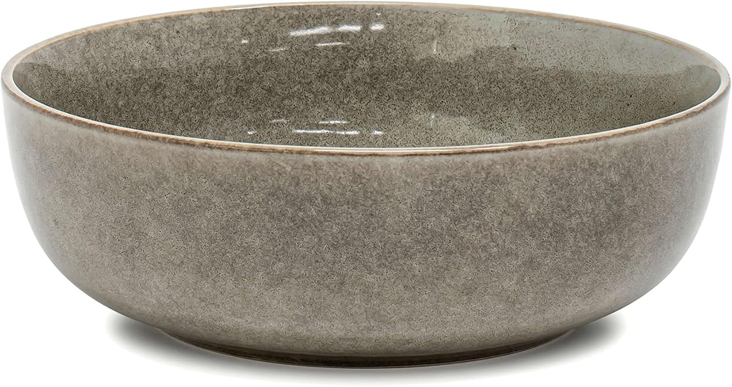 Salt and Pepper Relic | Moss Green Dinner Set for 4 | Modern Stoneware Dining