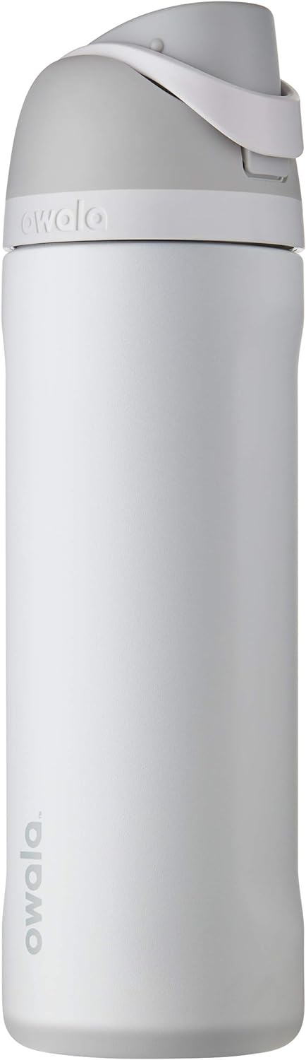 Insulated Stainless Steel Water Bottle - FreeSip Straw & Spout