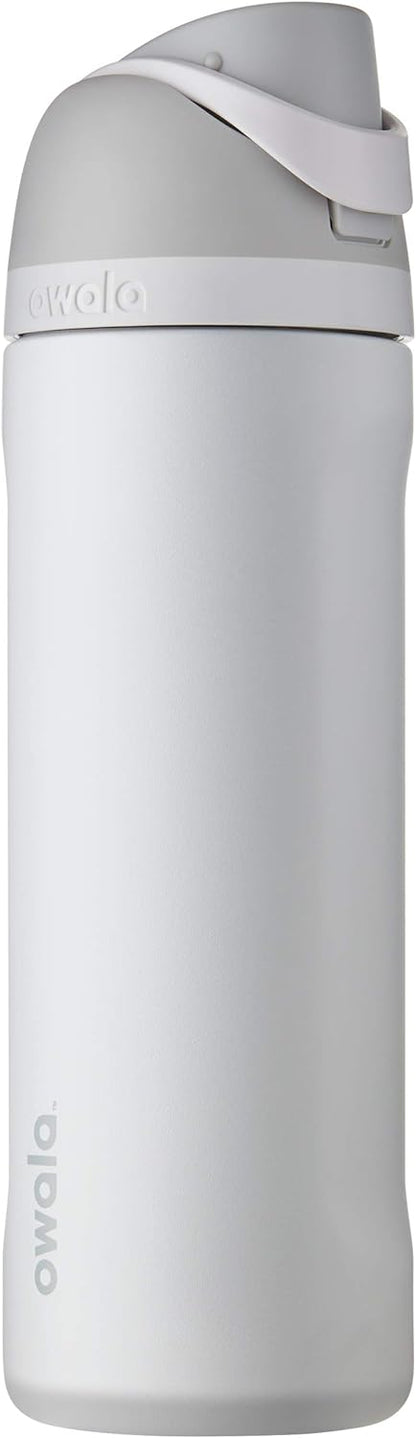 Insulated Stainless Steel Water Bottle - FreeSip Straw & Spout