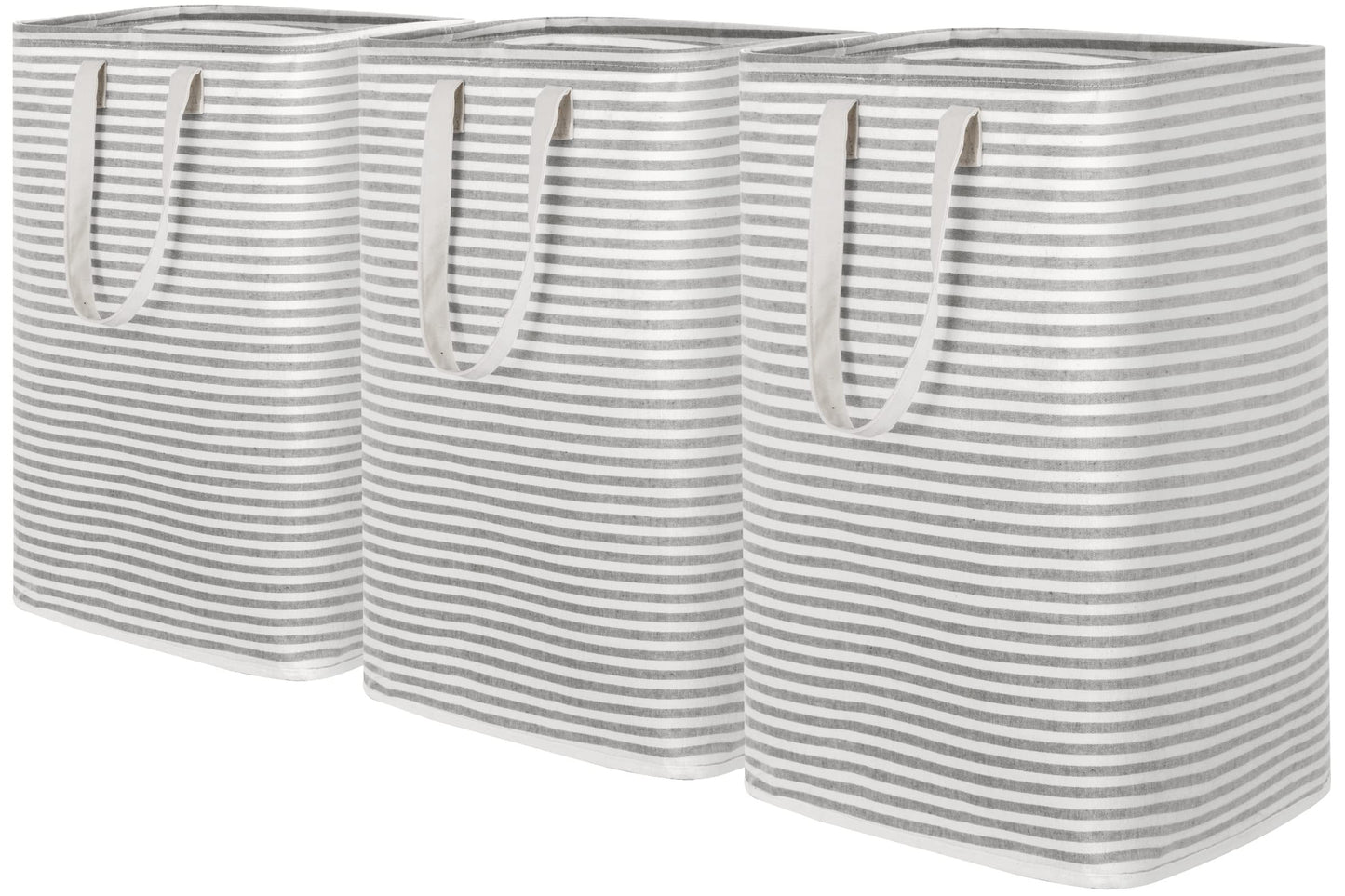 80L Waterproof Laundry Hamper 2 Pack - Collapsible & Portable - Lifewit
