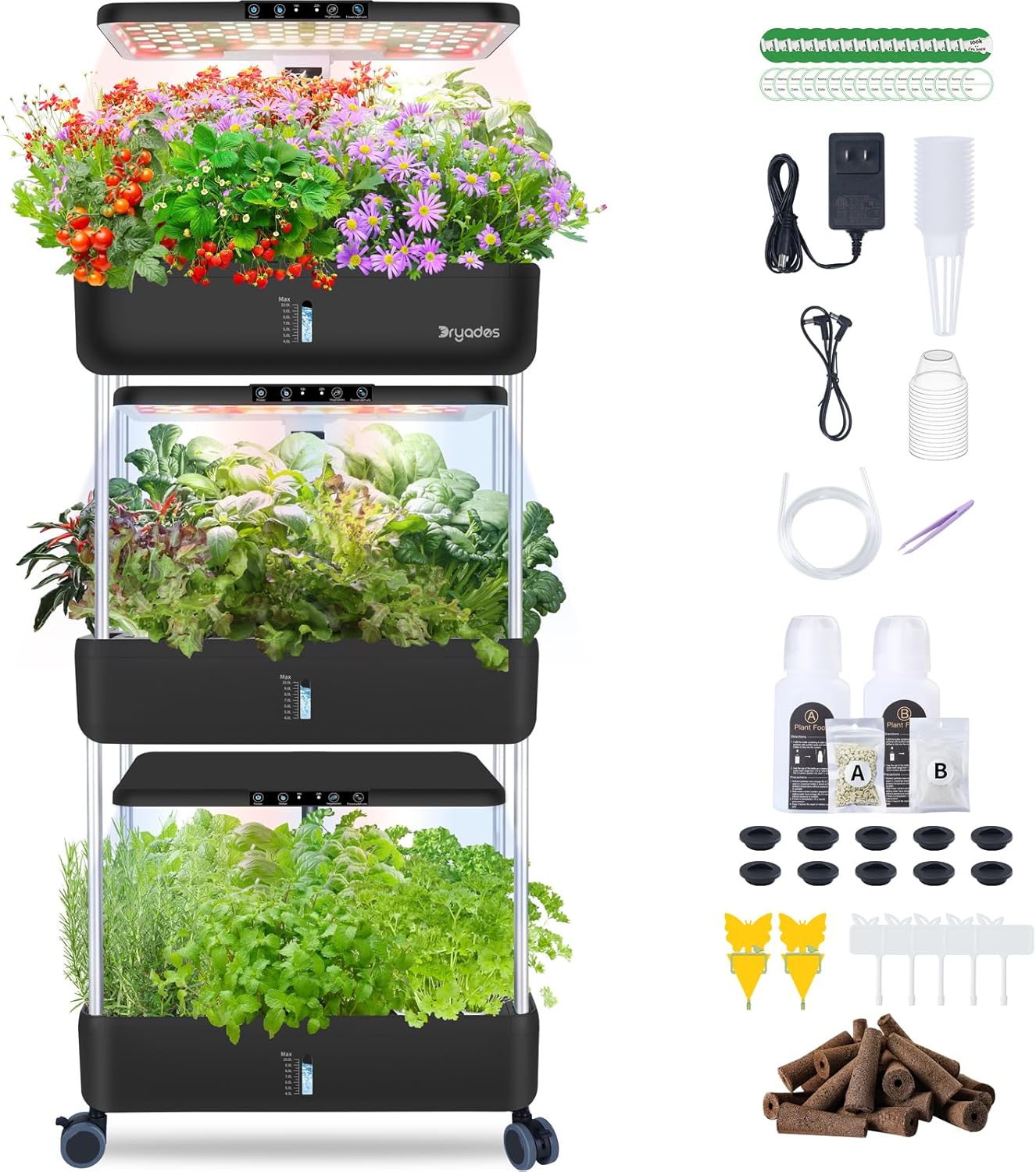 Large Hydroponics System | Indoor Garden | Full Spectrum