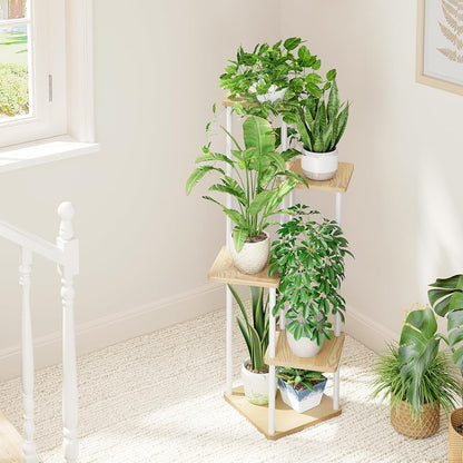 Tall Tiered Indoor Plant Stand | Corner  Shelf
