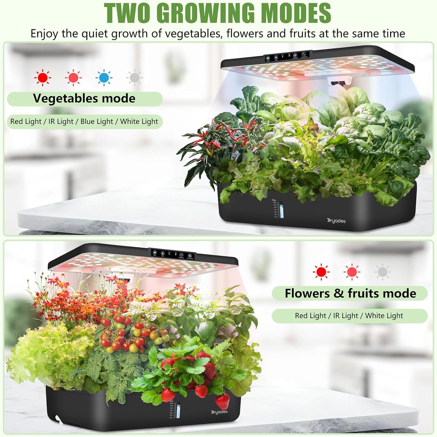 Large Hydroponics System | Indoor Garden | Full Spectrum