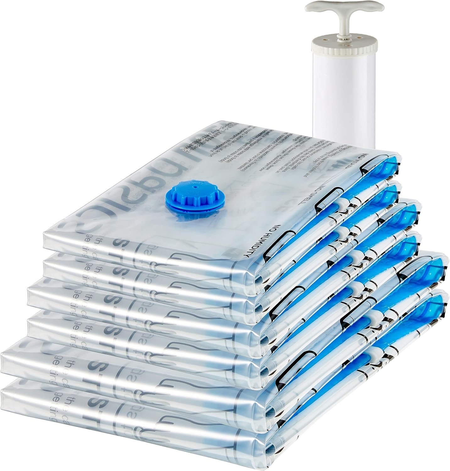Vacuum Storage Bags 6-Pack | Space Saver Bags for Clothes & Linen | Australia