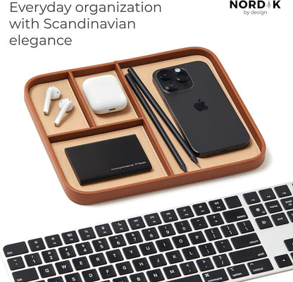Modern Catchall Tray | Premium Leather EDC Organiser