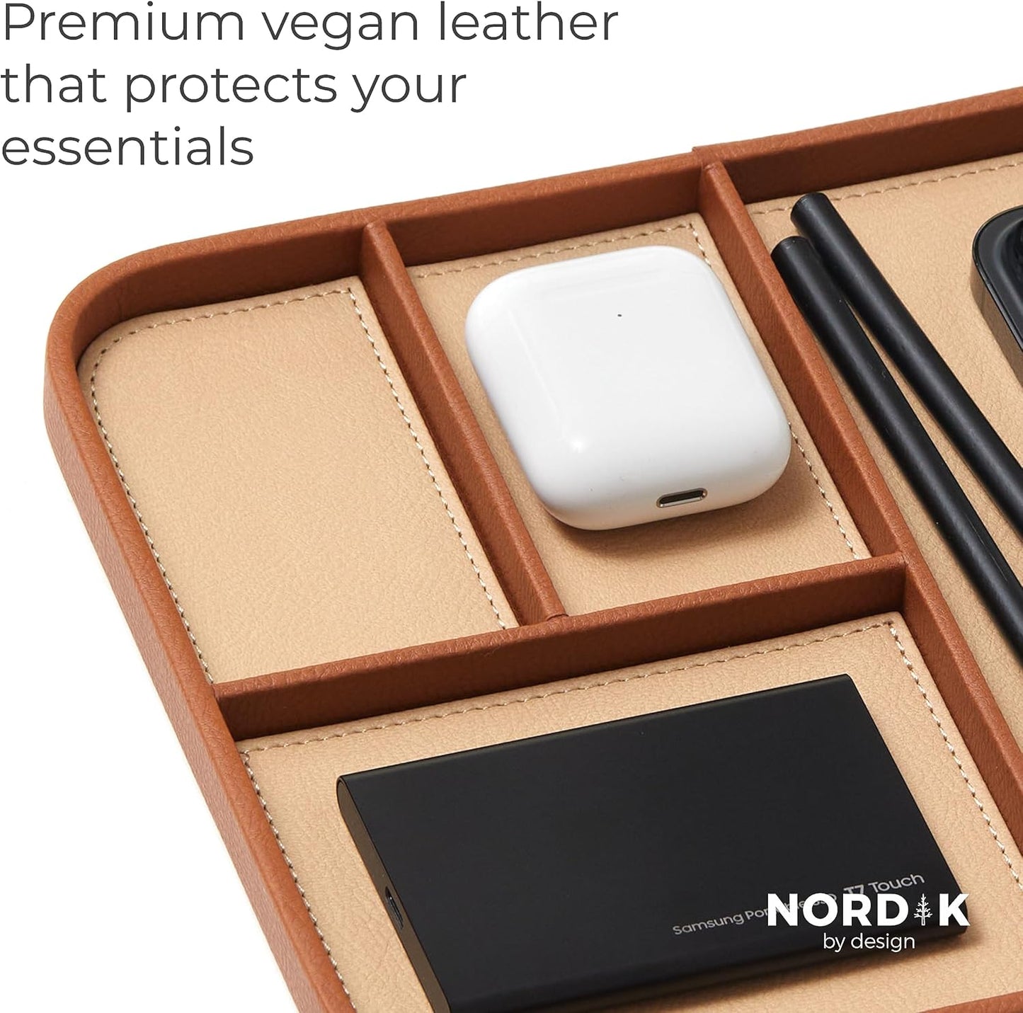 Modern Catchall Tray | Premium Leather EDC Organiser