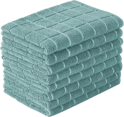 Microfiber Kitchen Towels Set of 8 | Super Absorbent Dish Cloths