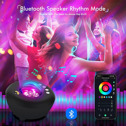 Star Projector Galaxy Light - Home Planetarium Projector with 3D Nebula & Timer