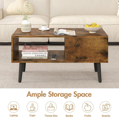 Lift Top Coffee Table | Functional Living Room Storage Desk