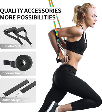 Gym Quality - Home Workout & Strength Training - Durable Exercise Bands