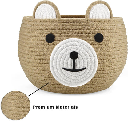 Soft Cotton Baby Basket | Diaper & Toy Storage | Australia