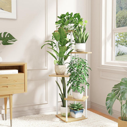 Tall Tiered Indoor Plant Stand | Corner  Shelf
