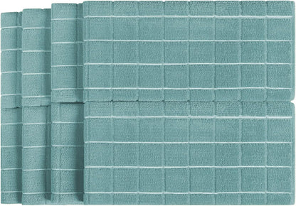Microfiber Kitchen Towels Set of 8 | Super Absorbent Dish Cloths