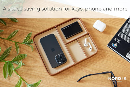 Modern Catchall Tray | Premium Leather EDC Organiser