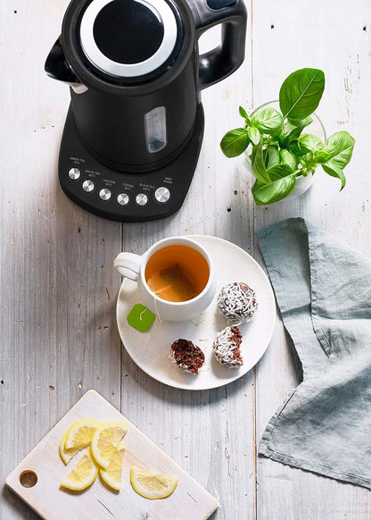 Russell Hobbs RHK510 Addison Kettle, 5 Temperature Settings, 1.7 L Capacity, Easy to Clean, Silver