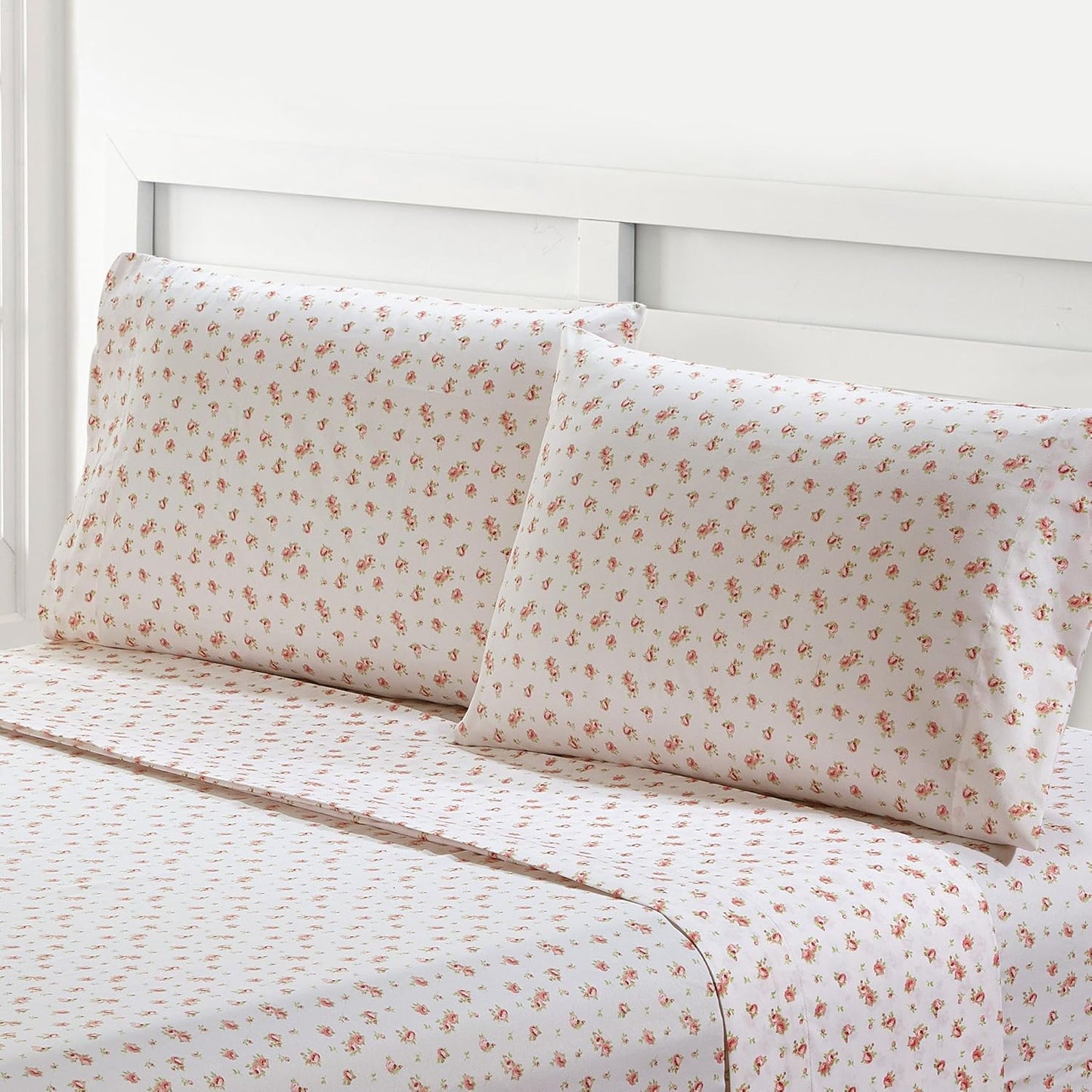 Modern Threads Silky Soft Microfiber and Wrinkle Free Sheets - Luxurious Microfiber Bed Sheets Includes Flat Sheet, Fitted Sheet with Deep Pockets, & Pillowcases Ivory, Queen