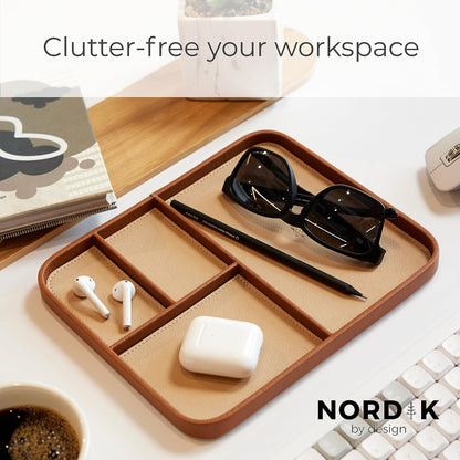 Modern Catchall Tray | Premium Leather EDC Organiser