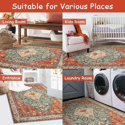 Boho Area Rug - Soft Shag Rug for Living Room | Non-Slip | Australia